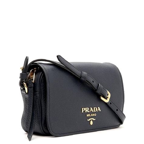 prada vitello phenix crossbody bag navy blue|Prada Womens Vitello Phenix Shoulder Flap Navy Blue Leather .